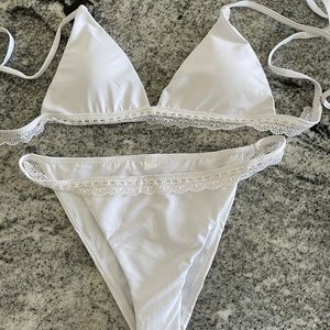 BRAND NEW WHITE BIKINI